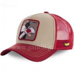 Καπέλο Looney Tunes Sylvester Κόκκινο-Μπέζ