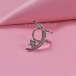 Σκουλαρίκι Ear Cuff φεγγάρι ασημί