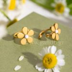 Σκουλαρίκι Ear Cuff Λουλούδι