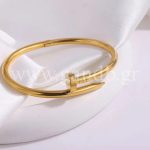 Ατσάλινο Βραχιόλι Καρφί χρυσό