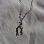 Ατσάλινο κολιέ Μαμά-Γιός