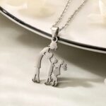 Ατσάλινο κολιέ Μαμά-Κόρη-Γιός