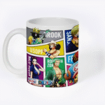 Κούπα One Piece με πολύχρωμο σχέδιο και χαρακτήρες Zoro, Sanji, Chopper και άλλους