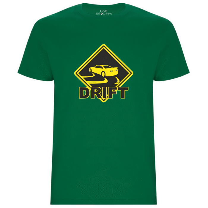 T-shirt Πράσινο με στάμπα Drift