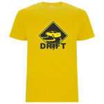 T-shirt Κίτρινο με στάμπα Drift