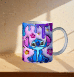 Λευκή κούπα 350ml με σχέδιο Lilo and Stitch