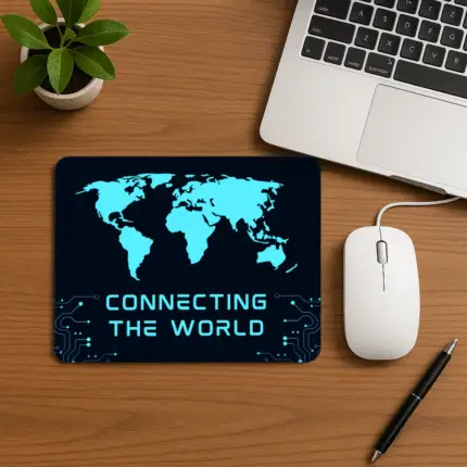 Mouse Pad Connecting The World