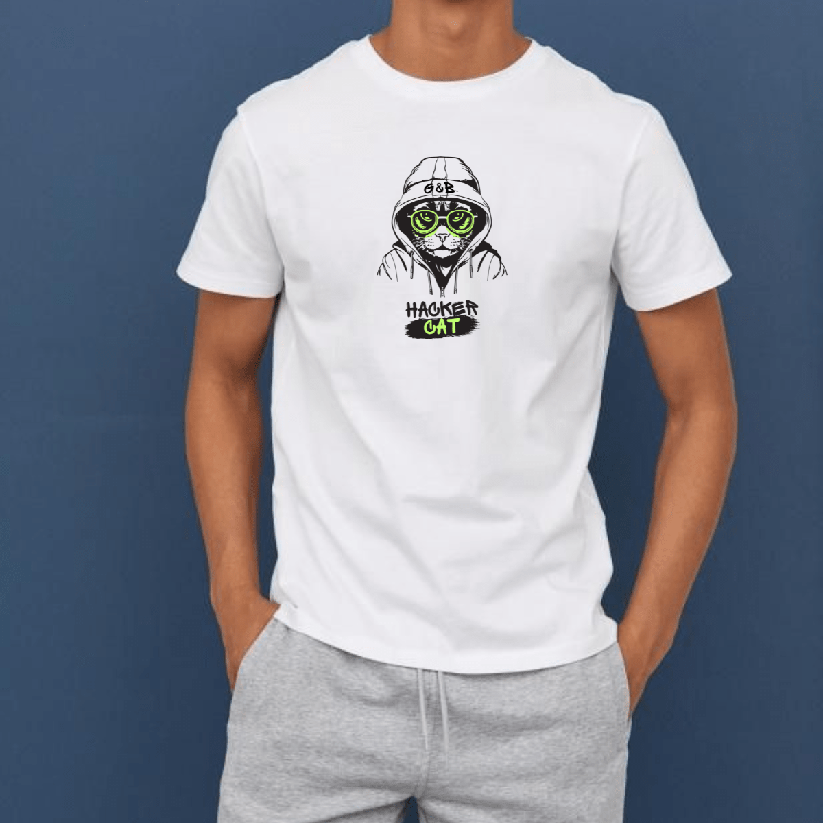 T-shirt Hacker Cat T-Shirt Hacker Cat - Image 1