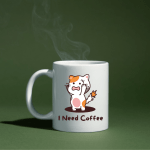 Κούπα I Need Coffee! - Image 2