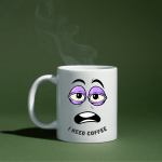 Κούπα I Need Coffee. - Image 2