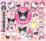 Μπουκάλι - Θερμός Kuromi Starbucks 800ml - Image 2