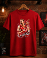 T-Shirt Sasha Vezenkov Κόκκινο