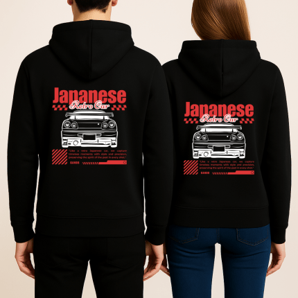 Unisex Φούτερ Japanese Retro Car