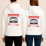 Unisex Φούτερ Japanese Retro Car - Image 3