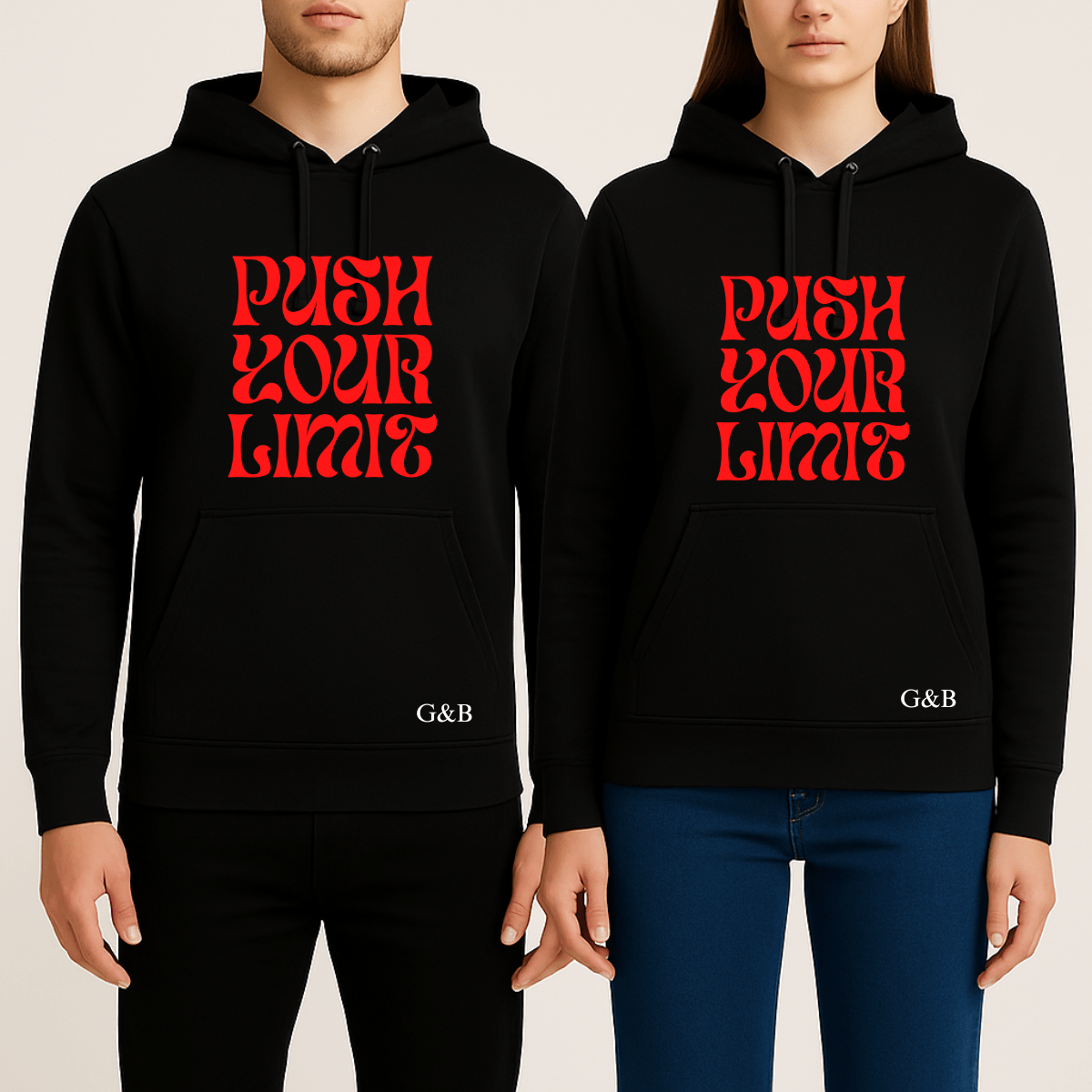 Unisex Φούτερ Push Your Limit Unisex Φούτερ Push Your Limit