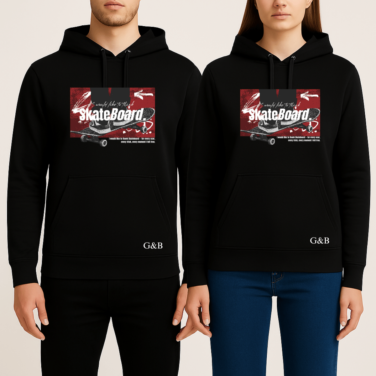 Unisex Φούτερ Skateboard Unisex Φούτερ Skateboard