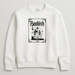 Unisex Φούτερ Χωρίς Κουκούλα Bookish Λευκό