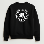 Unisex Φούτερ Χωρίς Κουκούλα “Lift Heavy Live Light”