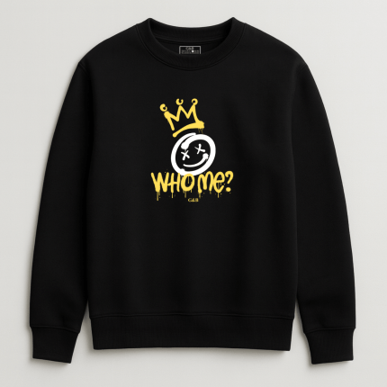 Unisex Φούτερ Χωρίς κουκούλα Who Me?