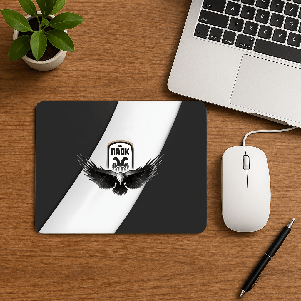 Mousepad ΠΑΟΚ με Δικέφαλο Αετό Mousepad ΠΑΟΚ με Δικέφαλο Αετό