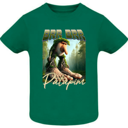 Παιδικό T-Shirt BRR BRR Patapim Πράσινο
