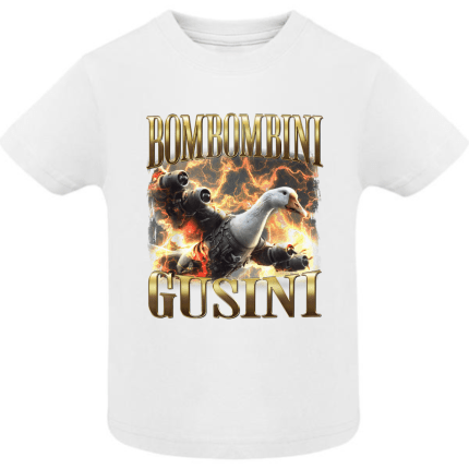 Παιδικό T-Shirt Bombombini Gusini Λευκό