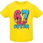 Παιδικό T-Shirt Six Seven Κίτρινο