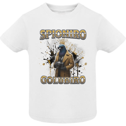 Παιδικό T-Shirt Spioniro Golubiro Λευκό