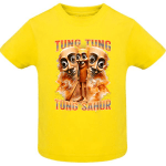 Παιδικό T-Shirt Tung Tung Sahur Κίτρινο