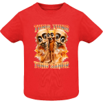 Παιδικό T-Shirt Tung Tung Sahur Κόκκινο