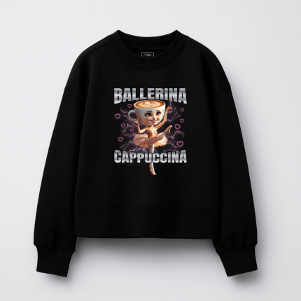 Παιδικό Φούτερ Χωρίς Κουκούλα Ballerina Cappuccina