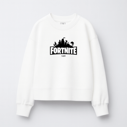 Παιδικό Φούτερ Χωρίς Κουκούλα Fortnite Battle Royal