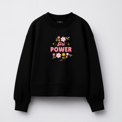 Παιδικό Φούτερ Χωρίς Κουκούλα Girl Power