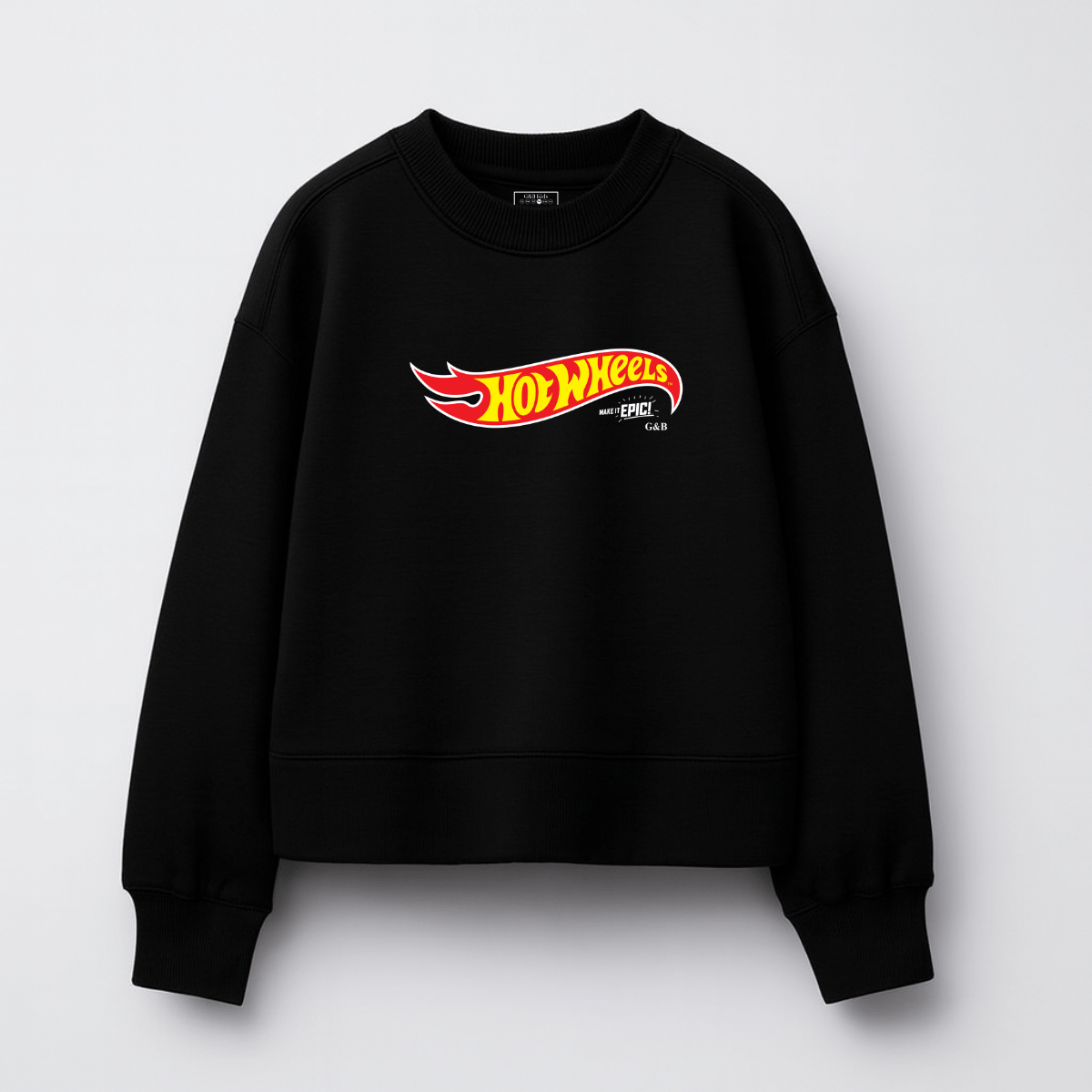 Παιδικό Φούτερ Χωρίς Κουκούλα Hot Wheels Παιδικό Φούτερ Χωρίς Κουκούλα Hot Wheels