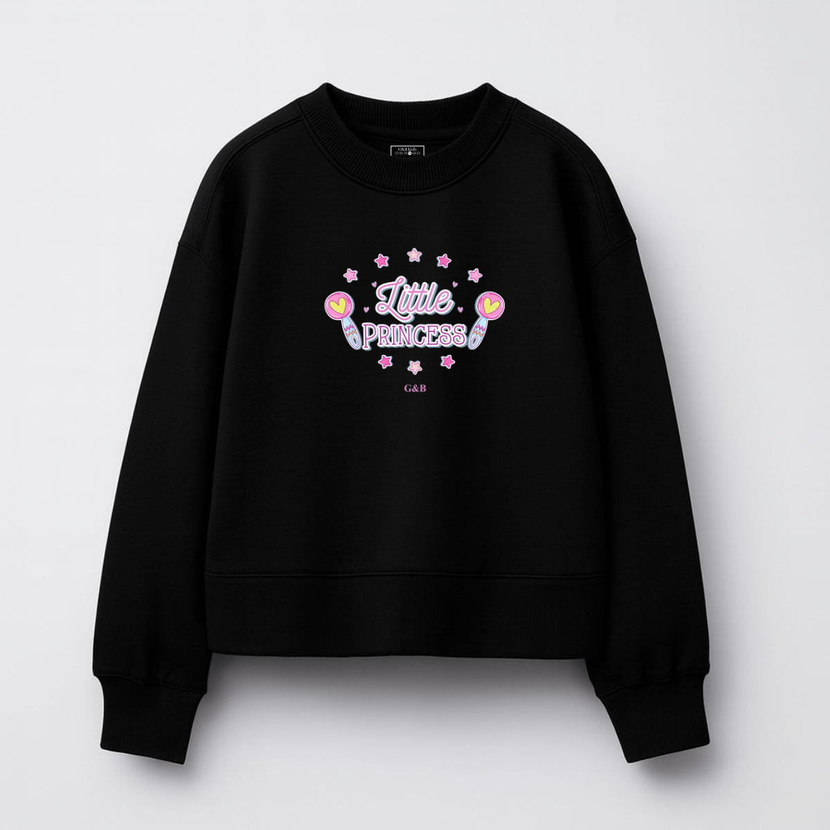 Παιδικό Φούτερ Χωρίς Κουκούλα Litlle Princess Παιδικό Φούτερ Χωρίς Κουκούλα Litlle Princess