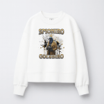 Παιδικό Φούτερ Χωρίς Κουκούλα Spioniro Golubiro Λευκό