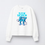 Παιδικό Φούτερ χωρίς Κουκούλα 67 Λευκό