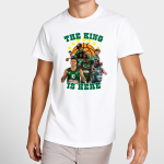 T-Shirt Παναθηναϊκός The King Is Here Λευκό
