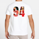 Unisex T-Shirt Evan Fournier MVP Λευκό Πίσω