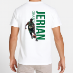 Unisex T-Shirt Jerian Grant Vertical Λευκό