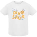 Παιδικό T-Shirt Dinosaur Λευκό