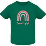 Παιδικό T-Shirt Sweet Girl Πράσινο