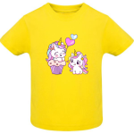 Παιδικό T-Shirt Μονόκερος Κίτρινο