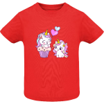 Παιδικό T-Shirt Μονόκερος Κόκκινο