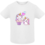 Παιδικό T-Shirt Μονόκερος Λευκό