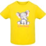 Παιδικό T-Shirt με Ελεφαντάκι Κιτρινο
