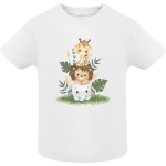 Παιδικό T-Shirt με Ζωάκια Λευκό