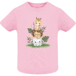 Παιδικό T-Shirt με Ζωάκια Ροζ