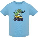 Παιδικό Tshirt Δεινόσαυρος T-Rex Γαλάζιο