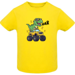 Παιδικό Tshirt Δεινόσαυρος T-Rex Κίτρινο